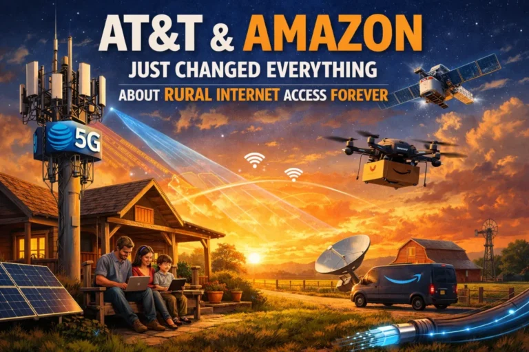 AT&T and Amazon Just Changed Everything About Rural Internet Access Forever