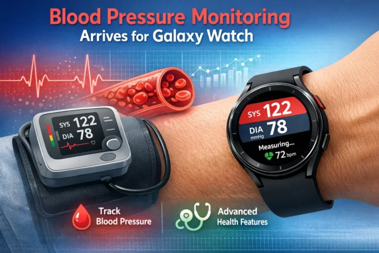 Blood Pressure Monitoring Arrives for Galaxy Watch Users